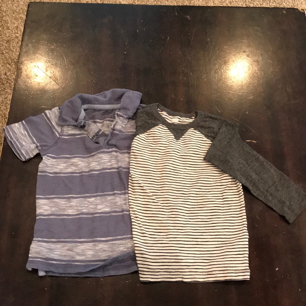 Boys long sleeve & T-shirt, size4 Good condition